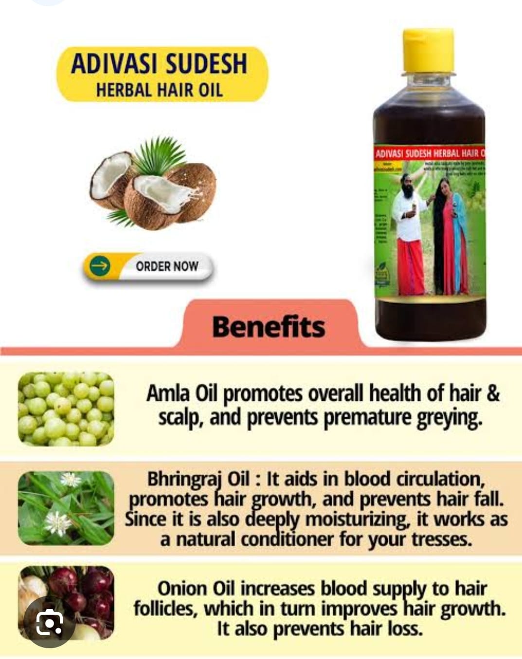 SUDESH ADIVASI HERBAL HAIR OIL ALL VARIANTS